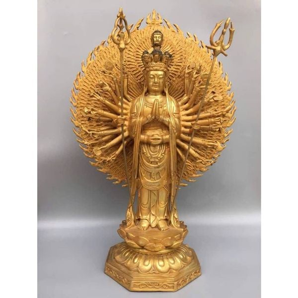  Tượng Đồng Quan Âm Nghìn Mắt Nghìn Tay  BKMECN-9529 