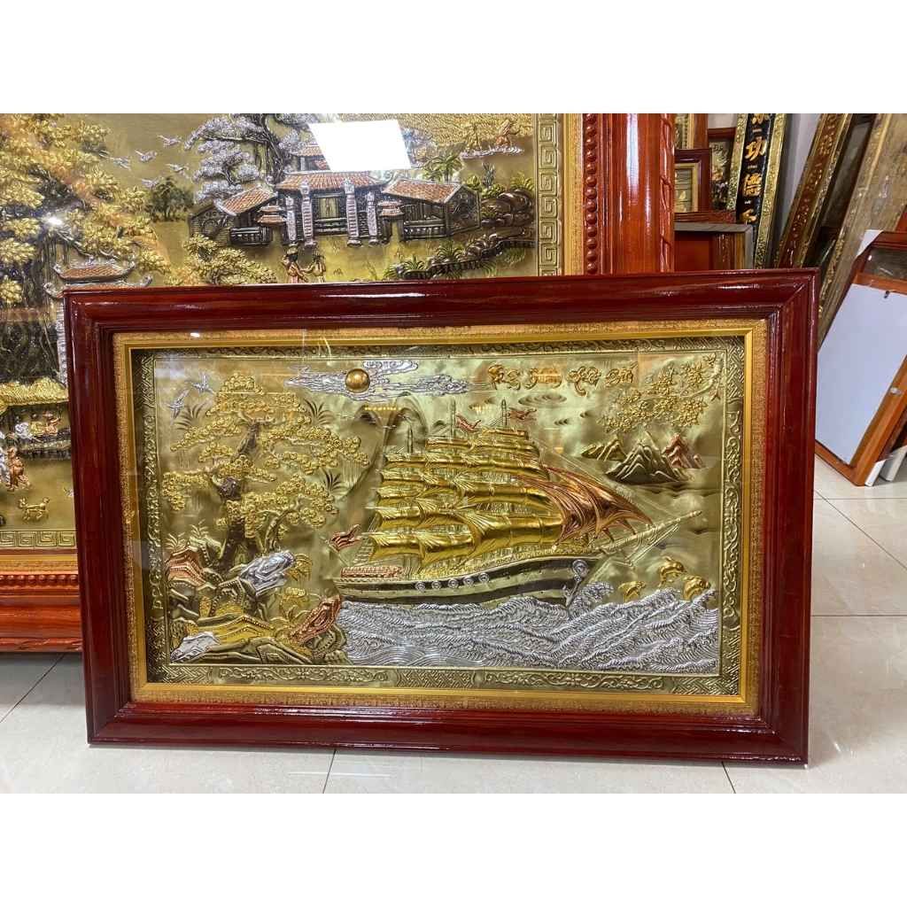  Tranh Đồng Phong Thủy Phúc Lộc Thọ Phú Quý  BKMECN-9548 