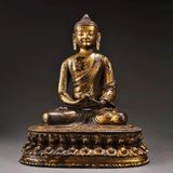  Tượng Phật A Di Đà Ngồi Thiền bằng đồng  BKMECN-9549 