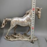  Tượng Đồng Ngựa Mạ Bạc BKMECN-9562 