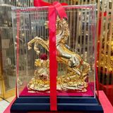  Tượng Ngựa Túi Tiền Mạ Vàng Phong Thủy BKMECN-9569 