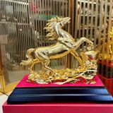  Tượng Ngựa Vàng Tài Lộc BKMECN-9573 