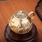  Ấm Đồng Cổ Bát Mã Truy Phong Decor BKMECN-9576 