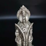  Tượng Đồng Tam Thế Phật Dát Bạc Cao Cấp BKMECN-9619 