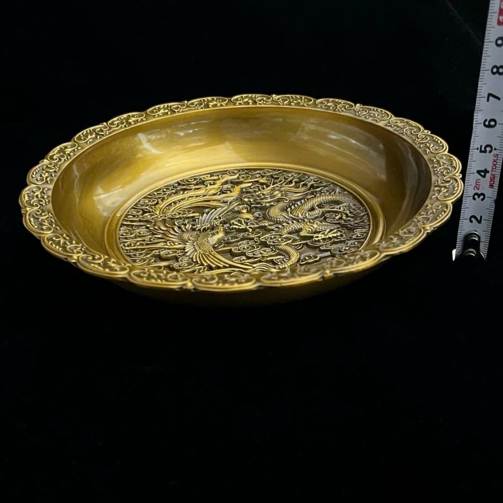  Đĩa Đồng Long Phụng Sum Vầy Decor BKMECN-9621 