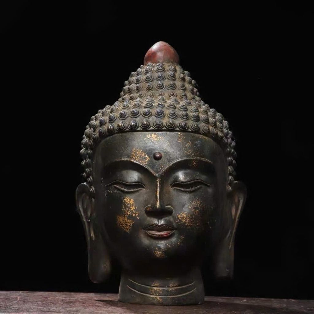  Diện Phật Bằng Đồng Cổ Decor sưu tầm BKMECN-9624 