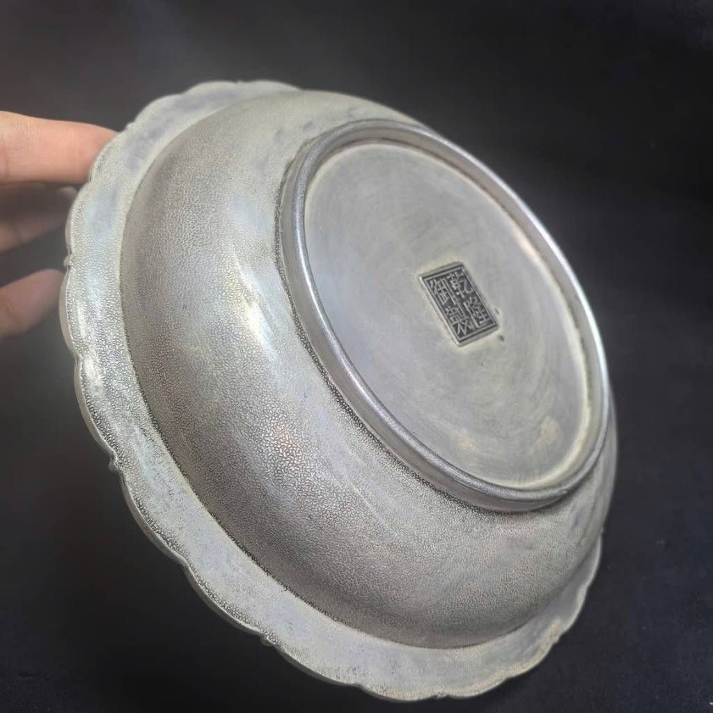  Đĩa Bạc Phong Thủy Bát Quái Sơn Hải BKMECN-9626 