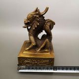  Ấn Kỳ Lân Đồng Cổ Sưu Tầm Trấn Trạch Đẹp BKMECN-9641 