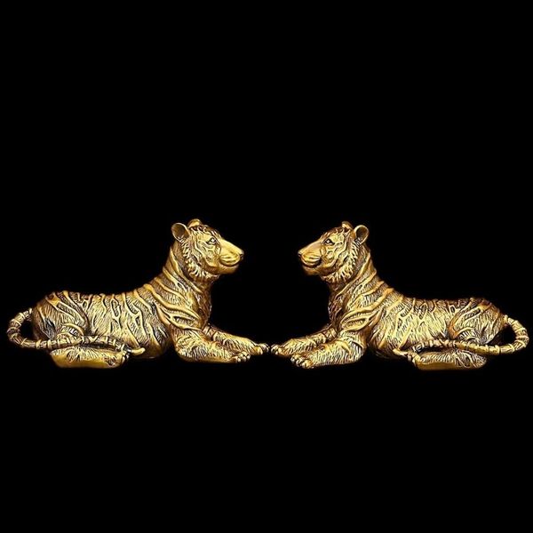  Tượng Hổ Đồng Vàng Uy Nghi BKMECN-9642 