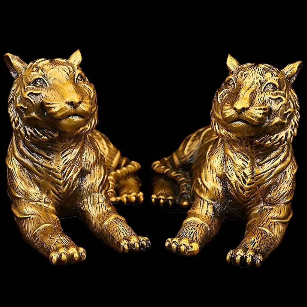  Tượng Hổ Đồng Vàng Uy Nghi BKMECN-9642 