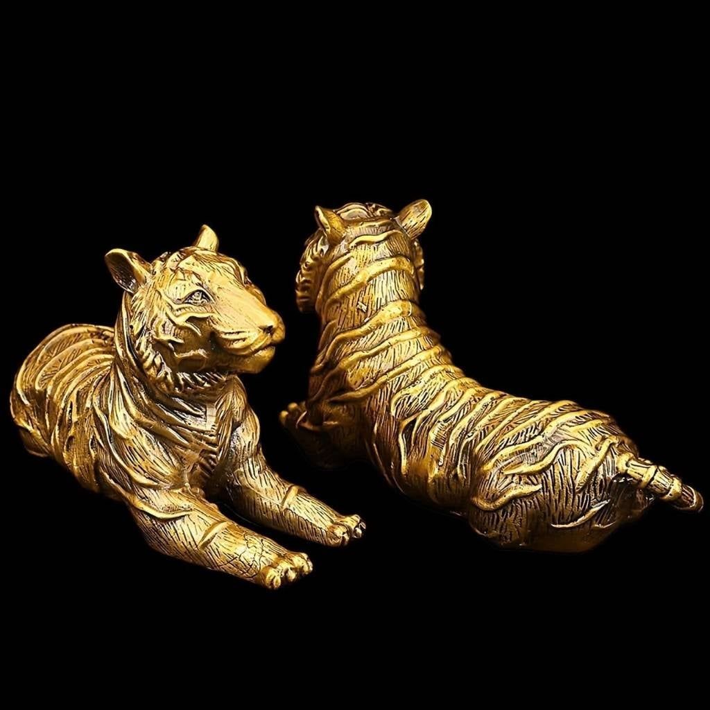  Tượng Hổ Đồng Vàng Uy Nghi BKMECN-9642 