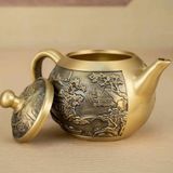  Ấm Đồng Trang Trí Cảnh Cổ Đồ Tinh Xảo BKMECN-9643 