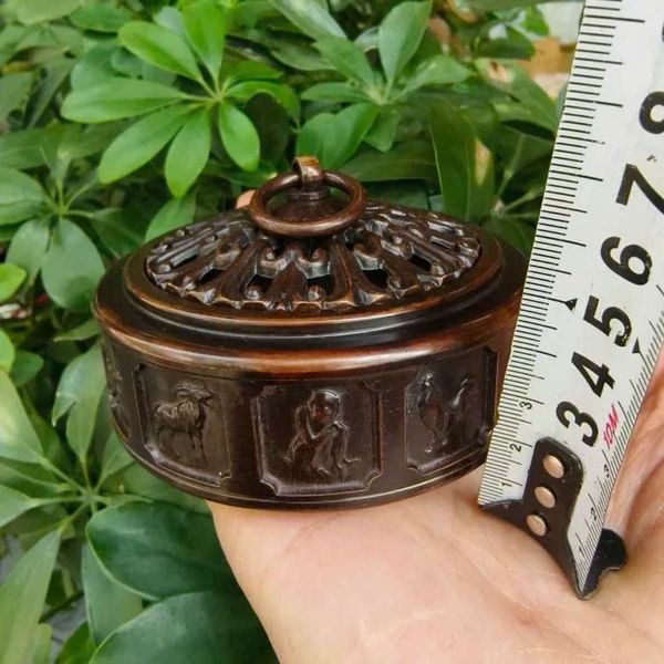  Lư Đồng Đen 12 Con Giáp Sưu Tầm Cổ Điển BKMECN-9644 