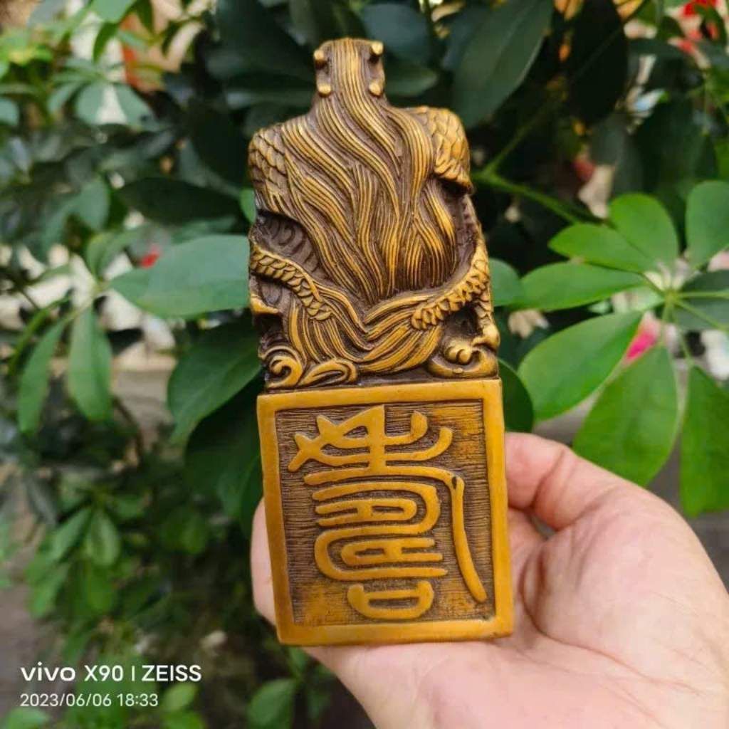  Ấn Đồng Rồng Phun Ngọc Sưu Tầm Cổ Điển BKMECN-9645 