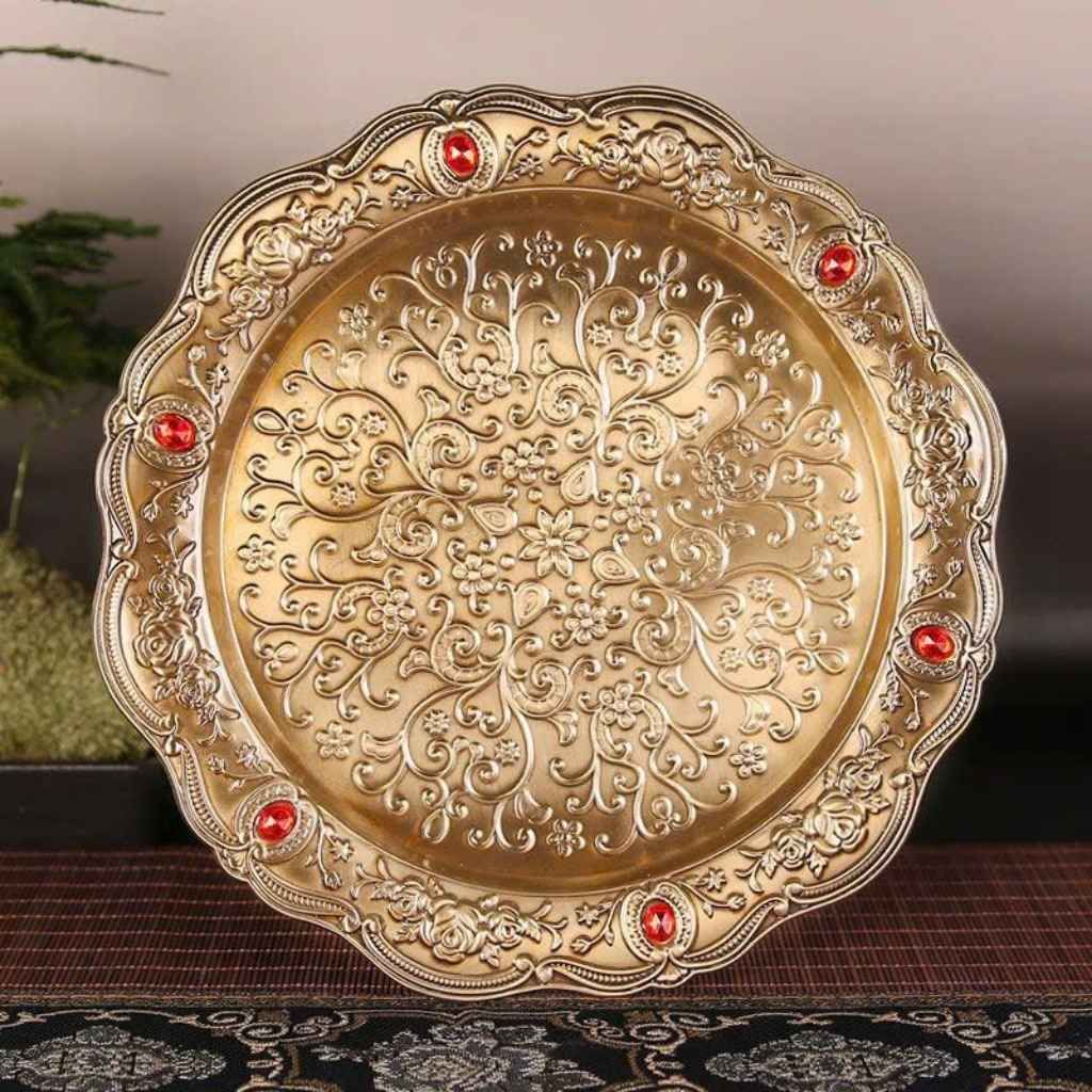  Bộ Ly Đồng Đính Đá Ruby Cao Cấp BKMECN-9666 