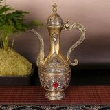  Bộ Ly Đồng Đính Đá Ruby Cao Cấp BKMECN-9666 