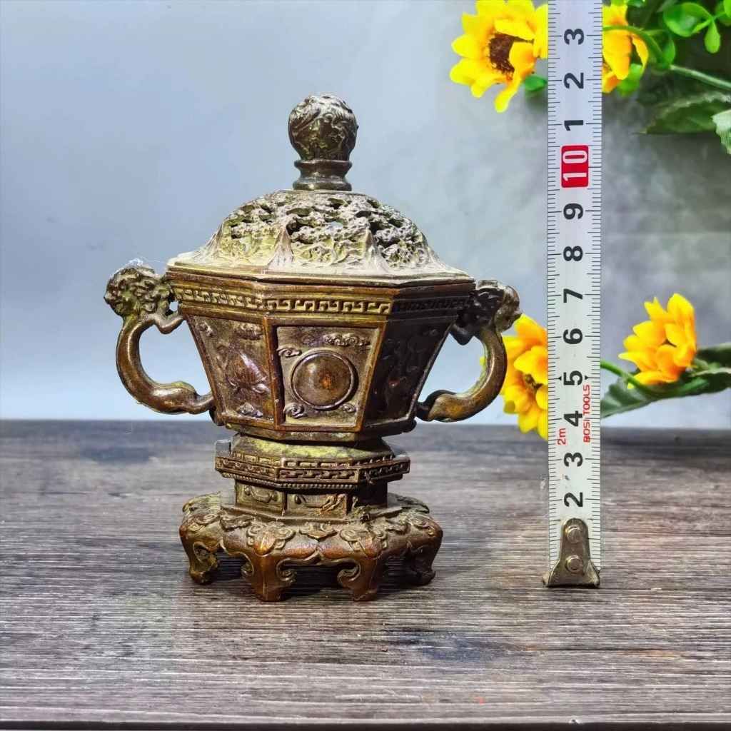  Lư Đồng Xưa Chạm Kỹ Sưu Tầm Độc Bản BKMECN-9672 