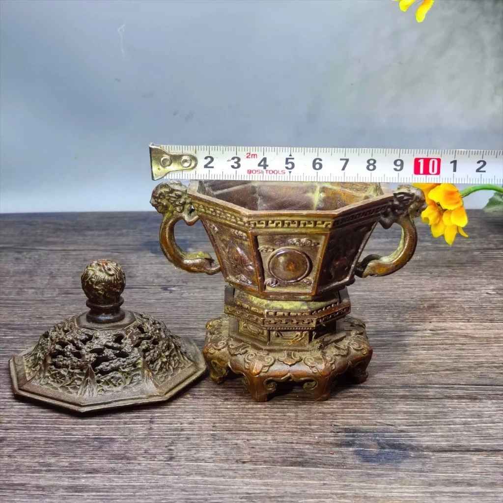  Lư Đồng Xưa Chạm Kỹ Sưu Tầm Độc Bản BKMECN-9672 