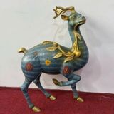  Tượng Hươu Đồng Pháp Lam Sưu Tầm Cao Cấp BKMECN-9673 