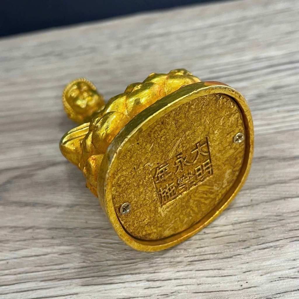  Tượng Phật Thích Ca Bằng Đồng Vàng BKMECN-9677 