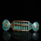  Gậy Như Ý Bàn Tính Pháp Lam Sưu Tầm Độc BảnBKMECN-9683 