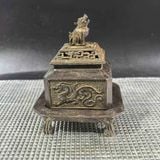  Lư Đồng Cổ Sưu Tầm Phù Điêu Kỳ Lân Trấn Trạch BKMECN-9685 