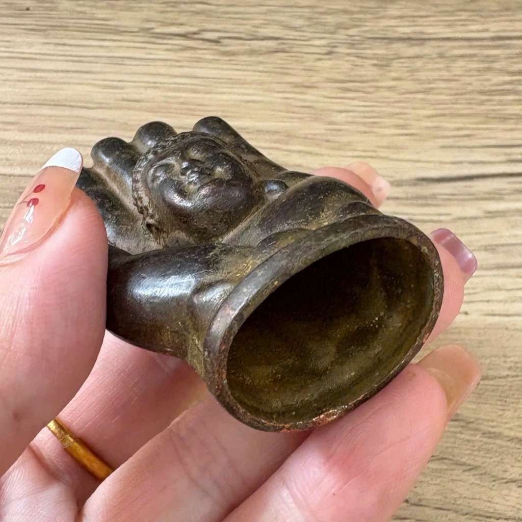  Tượng Bàn Tay Phật Đồng Cổ Sưu Tầm BKMECN-9687 