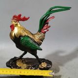  Tượng Gà Đồng Kim Kê Đại Cát Sưu Tầm Đẹp BKMECN-9688 