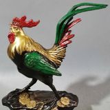  Tượng Gà Đồng Kim Kê Đại Cát Sưu Tầm Đẹp BKMECN-9688 