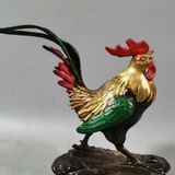  Tượng Gà Đồng Kim Kê Đại Cát Sưu Tầm Đẹp BKMECN-9688 