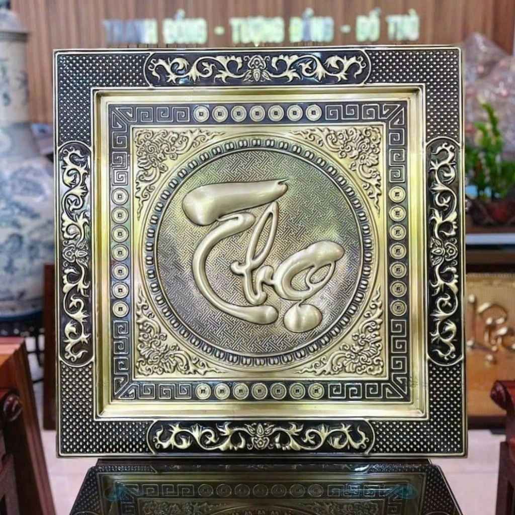  Tranh Đồng Chữ Thọ trang Trí BKMECN-9703 
