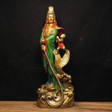  Tượng Phật Bà Quan Âm bằng Đồng Sơn Mài Cao Cấp BKMECN-9705 