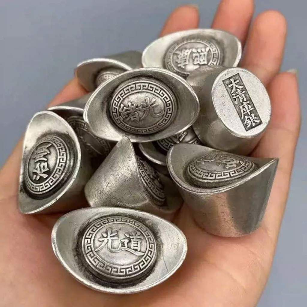  Thỏi Bạc Sưu Tầm Cổ Triện Chữ Độc Lạ BKMECN-9711 