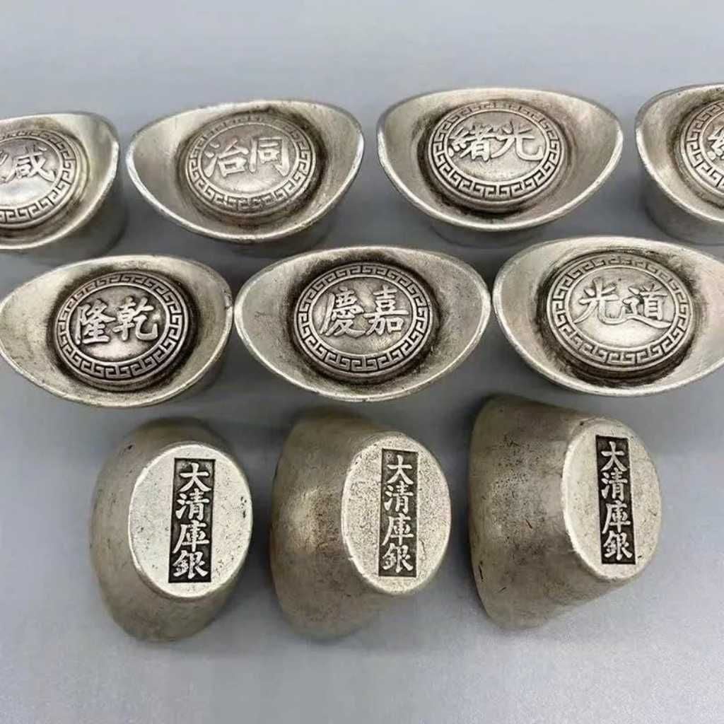  Thỏi Bạc Sưu Tầm Cổ Triện Chữ Độc Lạ BKMECN-9711 