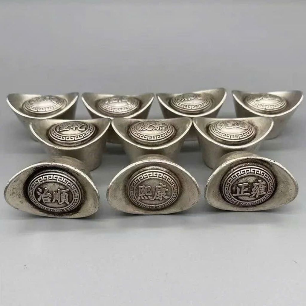  Thỏi Bạc Sưu Tầm Cổ Triện Chữ Độc Lạ BKMECN-9711 