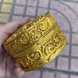  Hũ Đồng Mạ Vàng Cát Tường Bát Bửu BKMECN-9716 