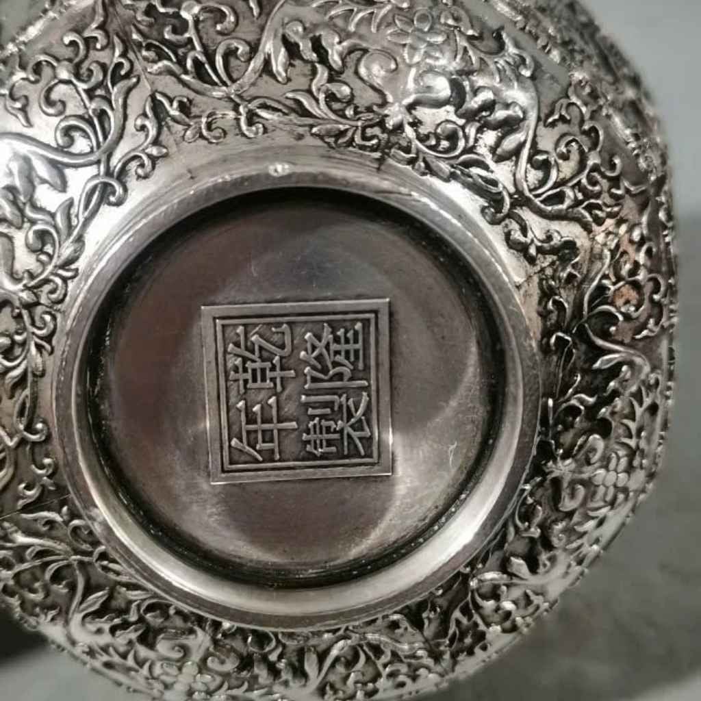  Bát Đồng Mạ Bạc Bát Tiên Quá Hải BKMECN-9718 