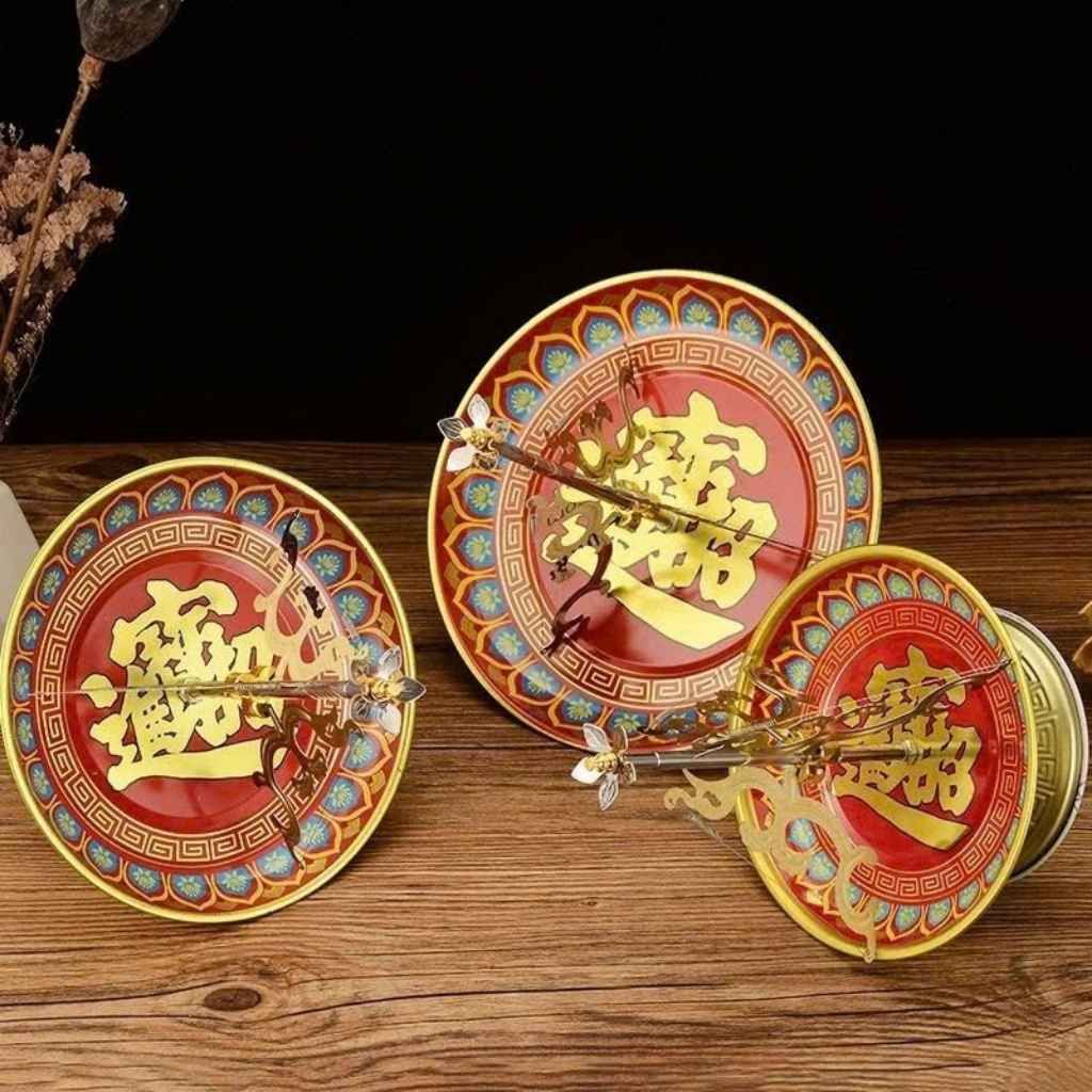  Khay Cắm Hương Vòng Chữ Phúc Bằng ĐồngBKMECN-9725 