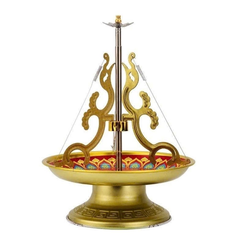  Khay Cắm Hương Vòng Chữ Phúc Bằng ĐồngBKMECN-9725 