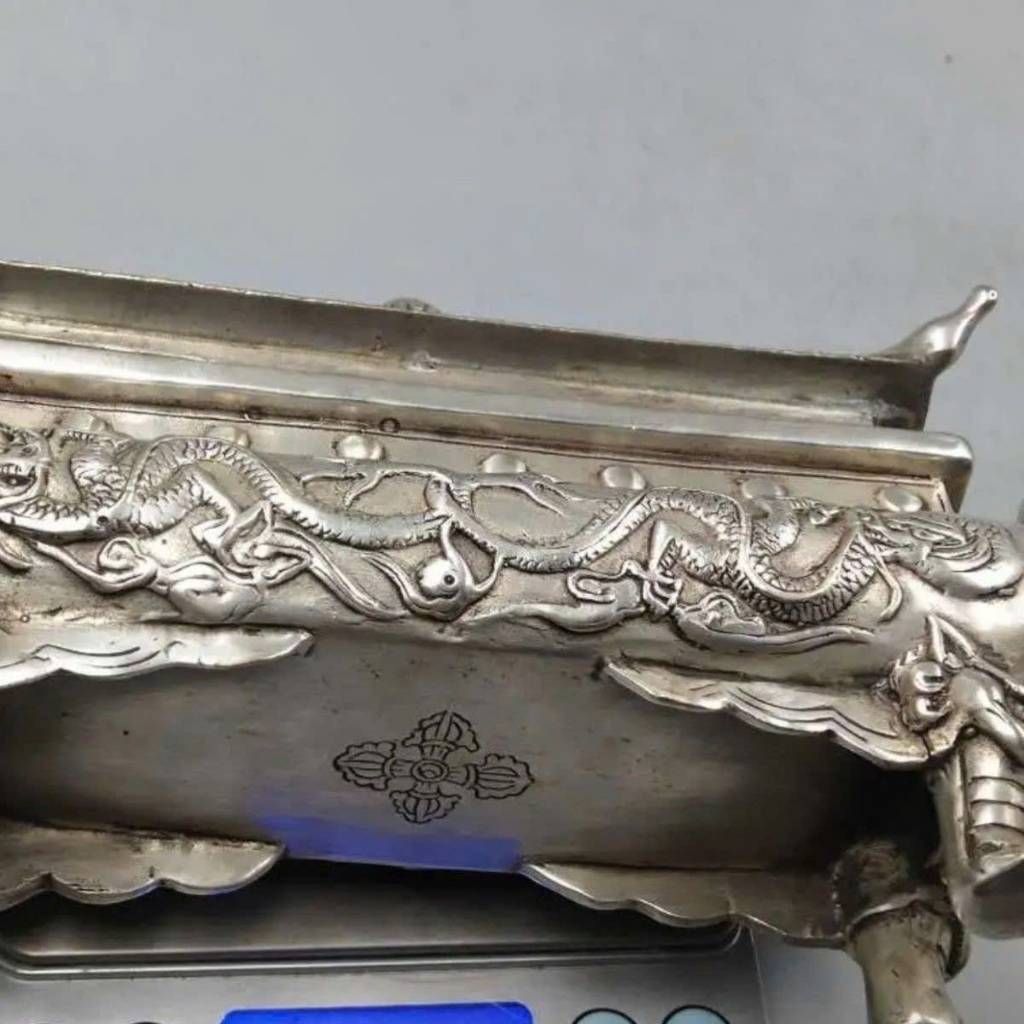  Lư Hương Thuyền Báu Bằng Đồng Cổ BKMECN-9728 