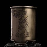  Lọ Đồng Chạm Bát Tiên & Thư Pháp Cổ BKMECN-9731 