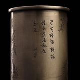  Lọ Đồng Chạm Bát Tiên & Thư Pháp Cổ BKMECN-9731 