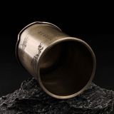  Lọ Đồng Chạm Bát Tiên & Thư Pháp Cổ BKMECN-9731 