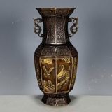  Bình Đồng Nguyên Chất Mạ Vàng Giả Cổ BKMECN-9734 