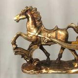  Tượng Ngựa Đồng Tài Lộc Mạ Vàng BKMECN-9736 