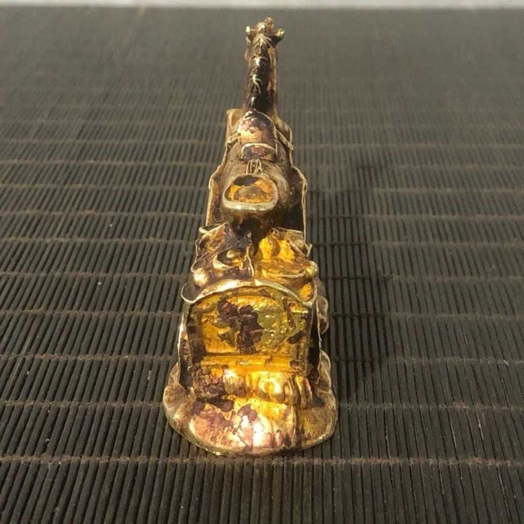  Tượng Ngựa Đồng Tài Lộc Mạ Vàng BKMECN-9736 