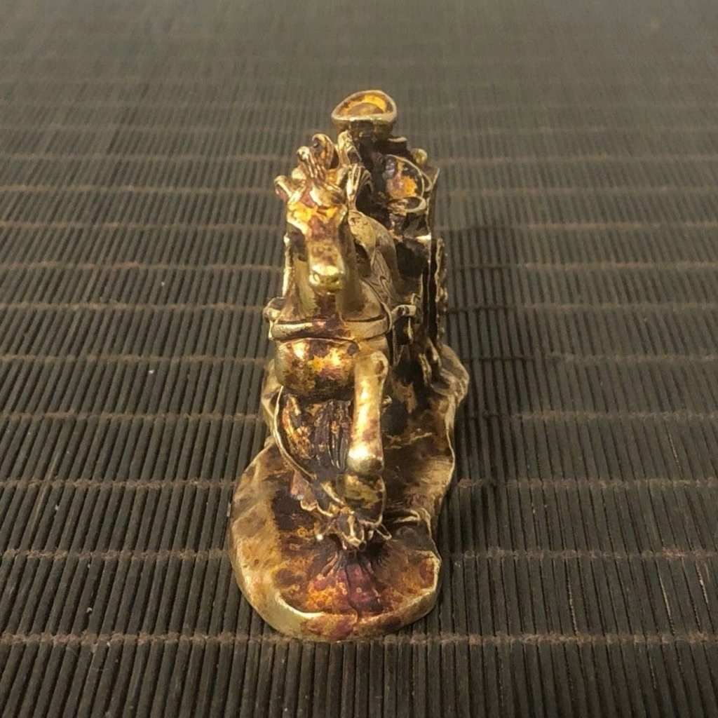  Tượng Ngựa Đồng Tài Lộc Mạ Vàng BKMECN-9736 