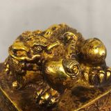  Chặn Giấy Đồng Cổ Hình Kỳ Lân Vờn Tú Cầu BKMECN-9737 