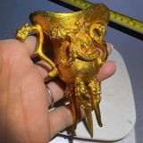  Ly Rượu Đồng Mạ Vàng Cổ BKMECN-9738 