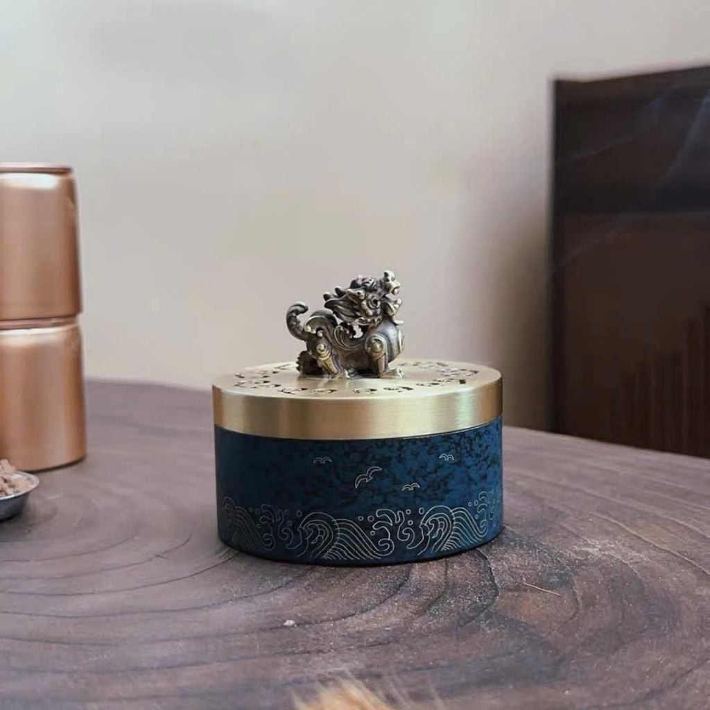  Lư Xông Trầm Đồng Pháp Lam Cao Cấp BKMECN-9745 